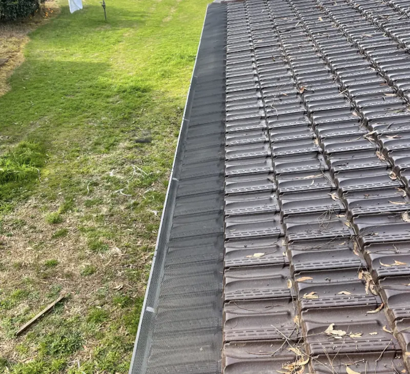 Mesh on a Monument terracotta tile roof